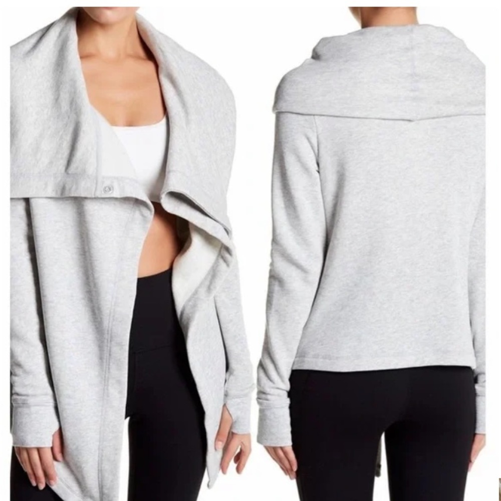 NWT! Z by Zella Starlight cozy Cardi - Grey Light Heather. Womens size M